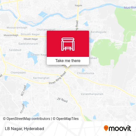 LB Nagar map