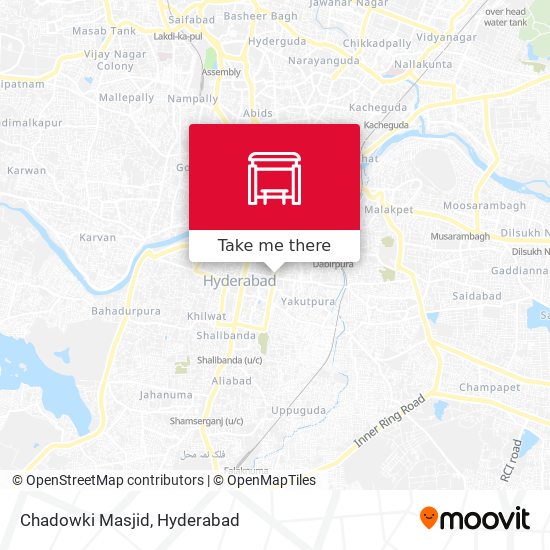 Chadowki Masjid map