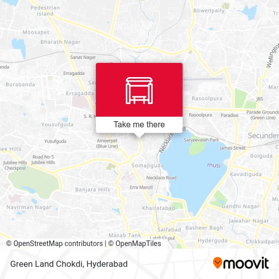 Green Land Chokdi map