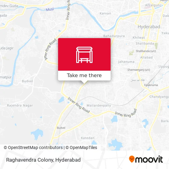 Raghavendra Colony map