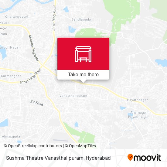 Sushma Theatre Vanasthalipuram map