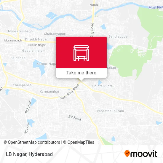 LB Nagar map
