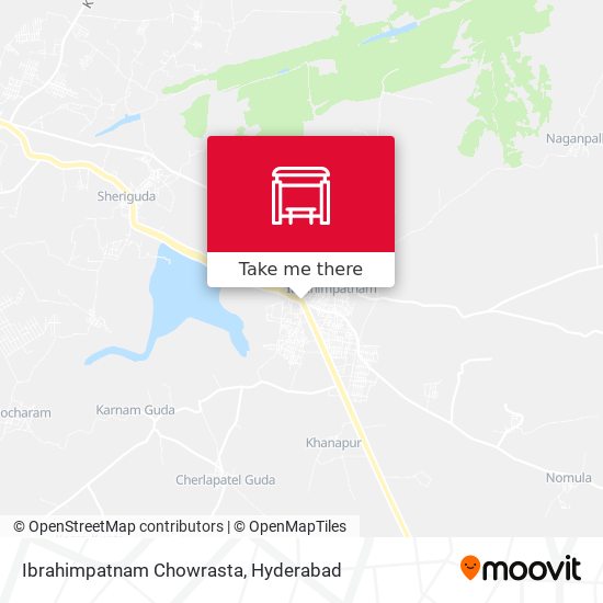 Ibrahimpatnam Chowrasta map