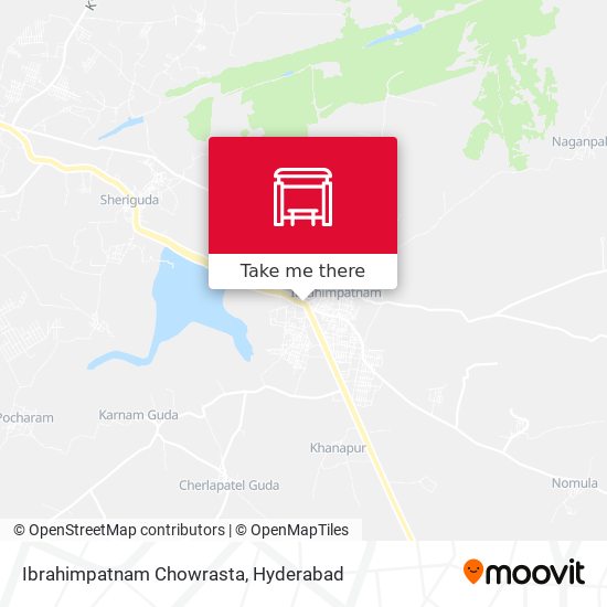 Ibrahimpatnam Chowrasta map