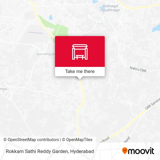 Rokkam Sathi Reddy Garden map