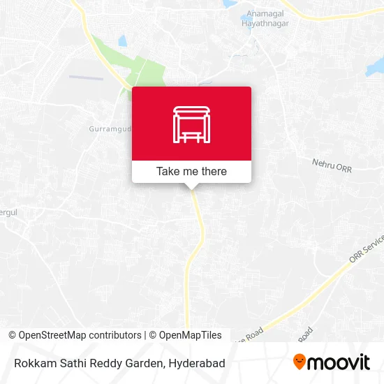 Rokkam Sathi Reddy Garden map