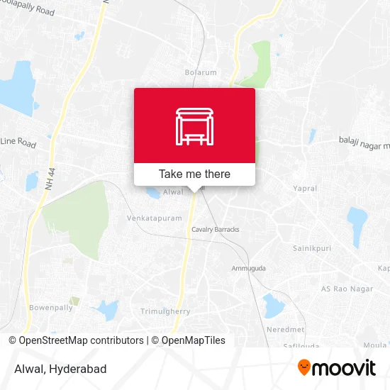 Alwal map