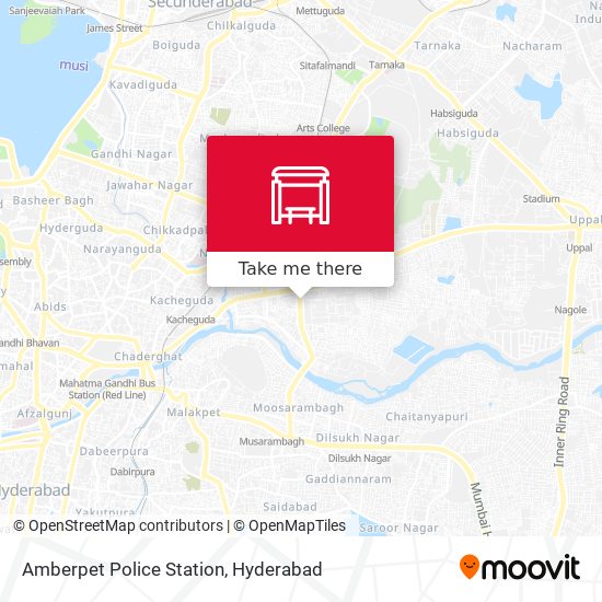 Amberpet Police Station map