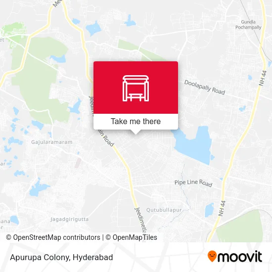 Apurupa Colony map