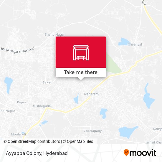 Ayyappa Colony map