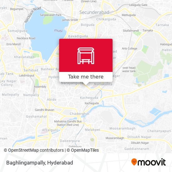 Baghlingampally map