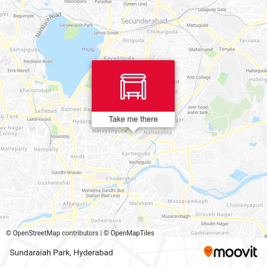 Sundaraiah Park map