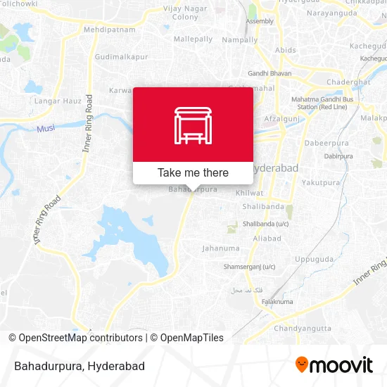 Bahadurpura map