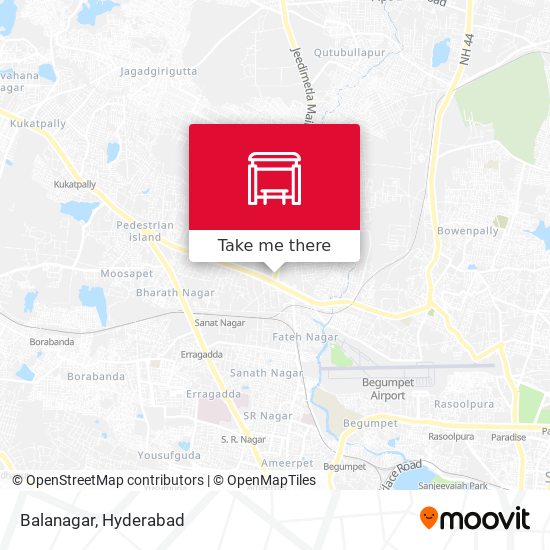 Balanagar map