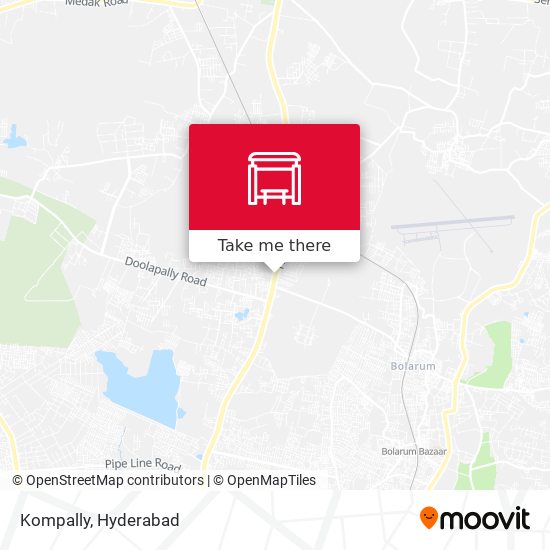 Kompally map