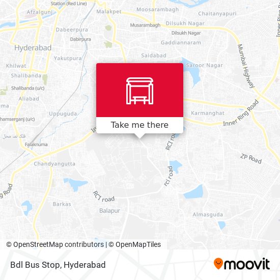 Bdl Bus Stop map