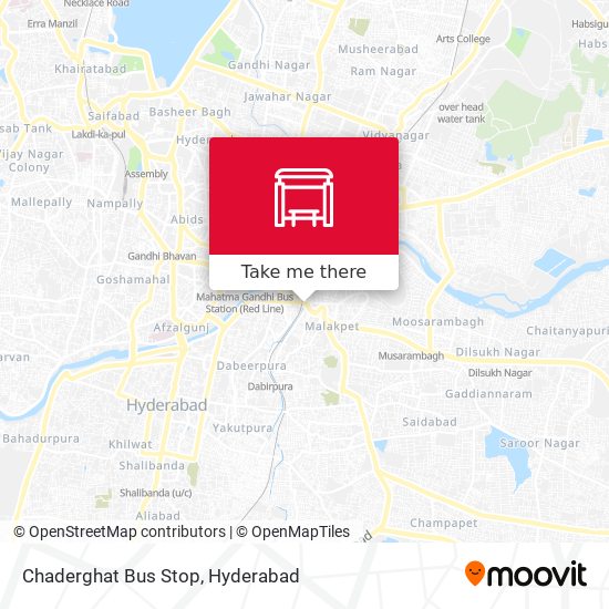 Chaderghat Bus Stop map