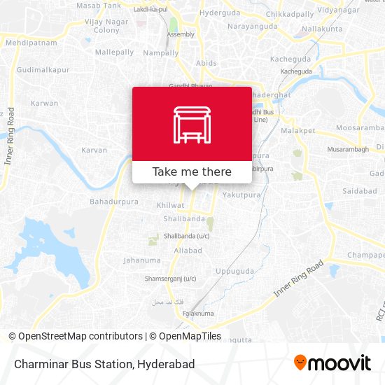 Charminar Bus Station map