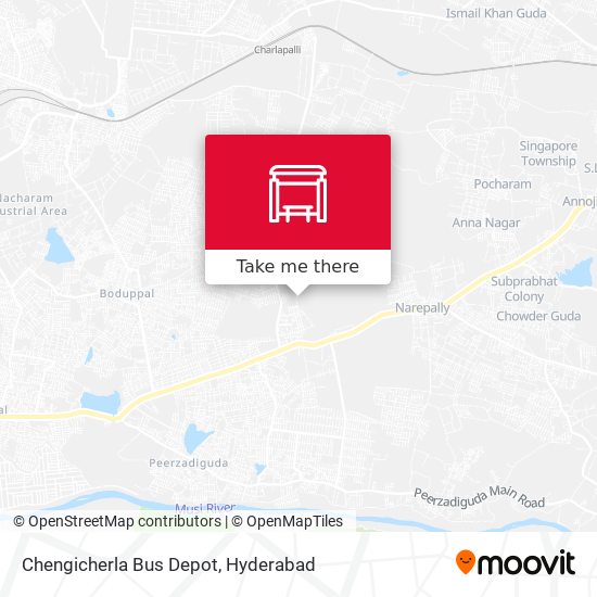 Chengicherla Bus Depot map