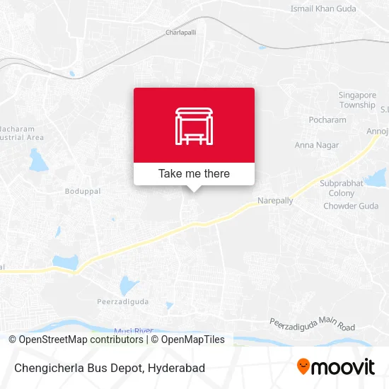 Chengicherla Bus Depot map