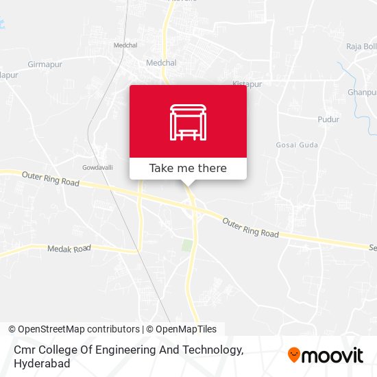 Cmr College Of Engineering And Technology map