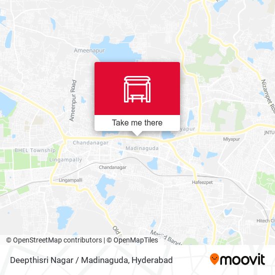 Deepthisri Nagar / Madinaguda map