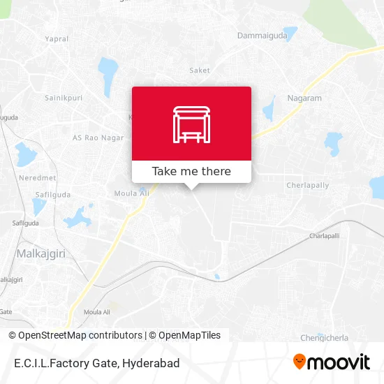 E.C.I.L.Factory Gate map