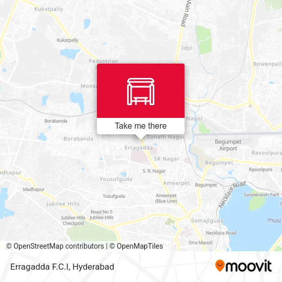 Erragadda F.C.I map
