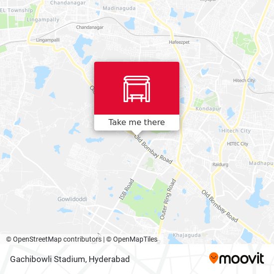 Gachibowli Stadium map