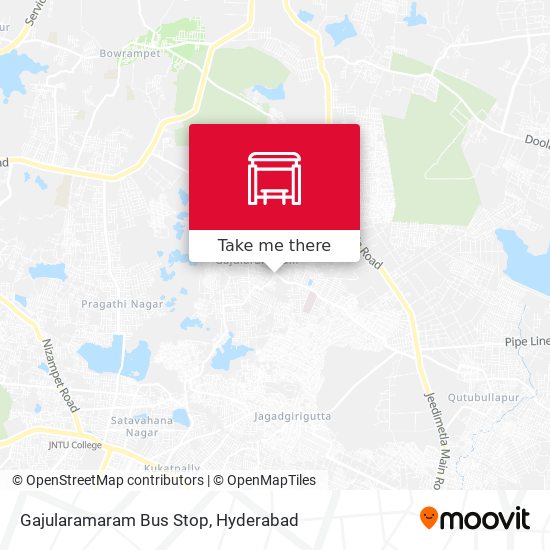 Gajularamaram Bus Stop map