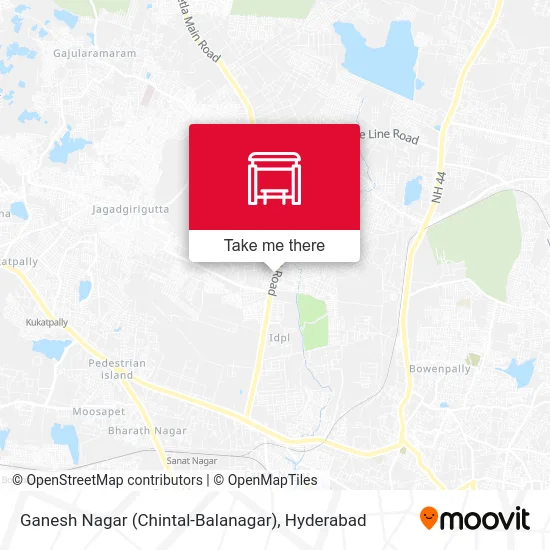 Ganesh Nagar (Chintal-Balanagar) map