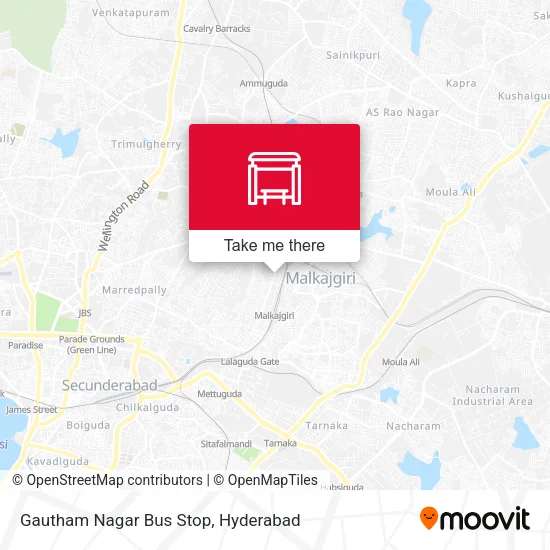 Gautham Nagar Bus Stop map