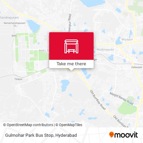 Gulmohar Park Bus Stop map