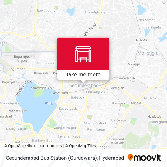 Secunderabad Bus Station (Gurudwara) map