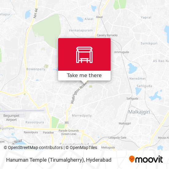 Hanuman Temple (Tirumalgherry) map