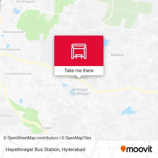 Hayathnagar Bus Station map