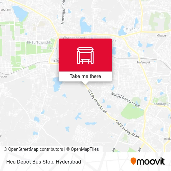 Hcu Depot Bus Stop map