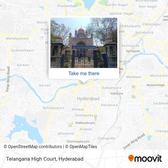 Telangana High Court map