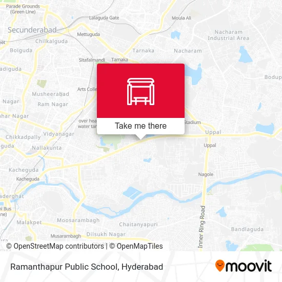 Ramanthapur Public School map
