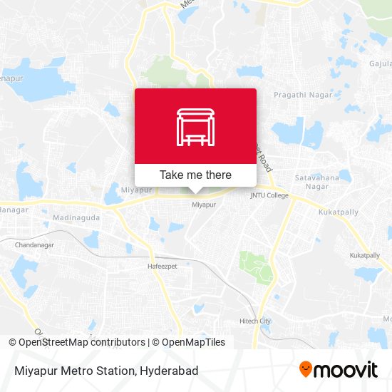 Miyapur Metro Station map