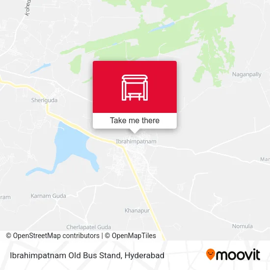 Ibrahimpatnam Old Bus Stand map