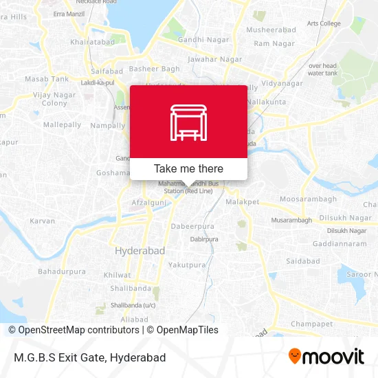 M.G.B.S Exit Gate map