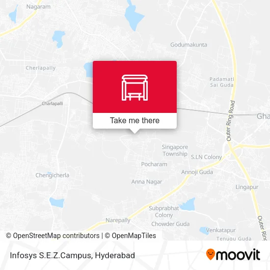 Infosys S.E.Z.Campus map