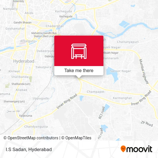 I.S Sadan map