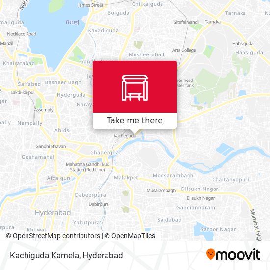 Kachiguda Kamela map