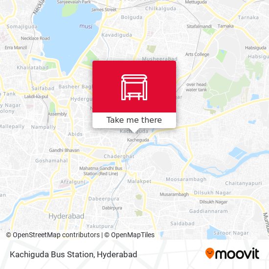 Kachiguda Bus Station map