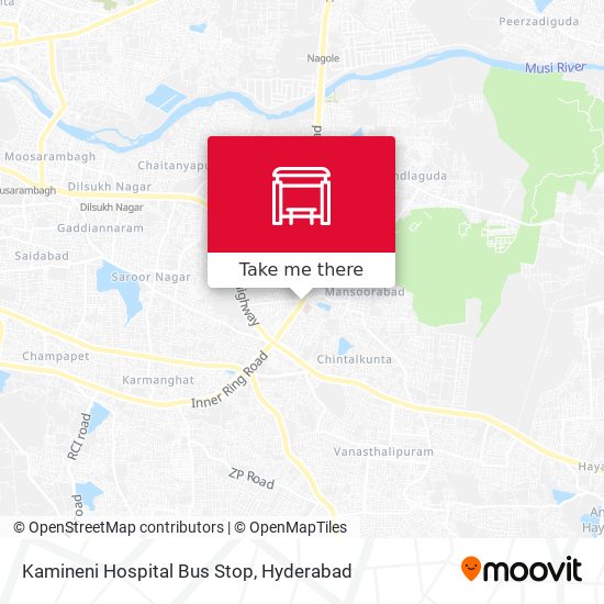 Kamineni Hospital map