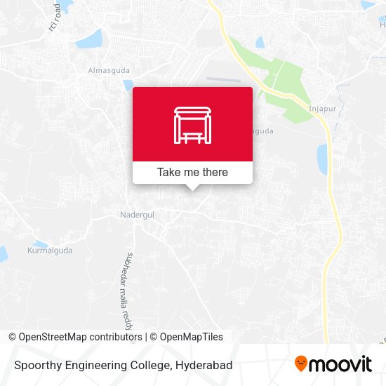 Spoorthy Engineering College map