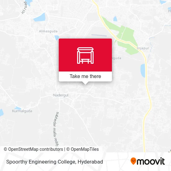 Spoorthy Engineering College map