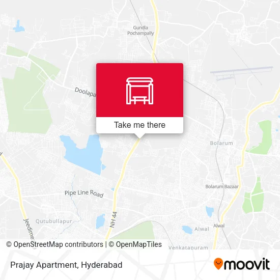 Prajay Apartment map